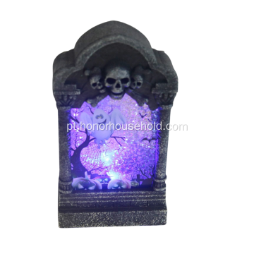 Decoração de Halloween leve de Tombstone LED